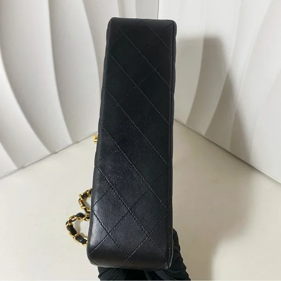 Chanel Black Lambskin Quilted Small Classic Flap Bag - Picture 6 of 12